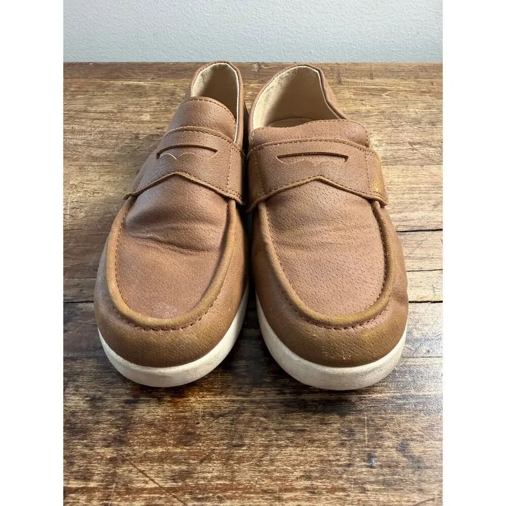 Tom's Youth Brown loafers size 1.5